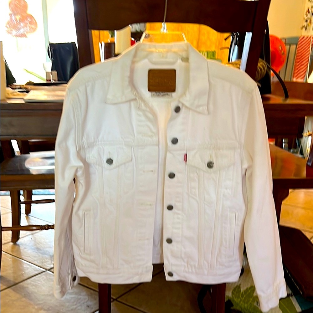 Levi’s White Denim Jacket